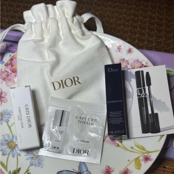 Dior Makeup Set with White and Black Accents - Picture 1 of 8